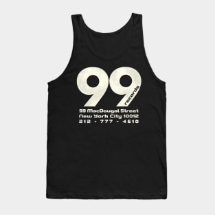 99 RECORDS // 80s Defunct Music Label Tank Top